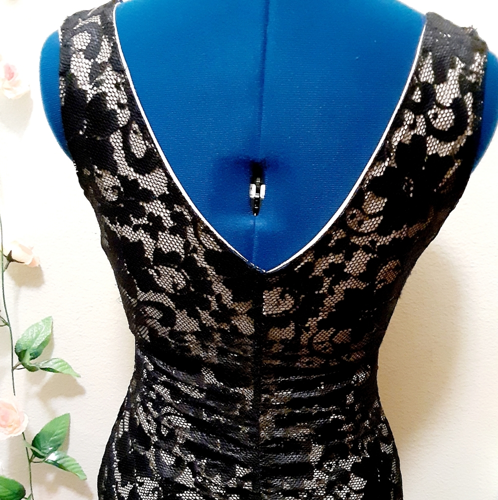 Black lace Windsor dress - Picture 4 of 6